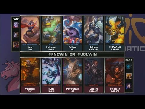 FNC vs UOL Game 3 Highlights - FNATIC vs UNICORNS OF LOVE - SEMIFINAL EU LCS SUMMER 2015 PLAYOFFS