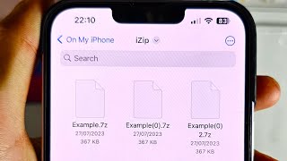 How To Extract 7z Files on iPhone iOS 17