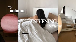 Autumn Evening Routine | relaxing, aesthetic & productive night routine ☁️