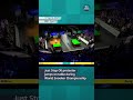 Just Stop Oil protester jumps on table during World Snooker Championship #itvnews #juststopoil
