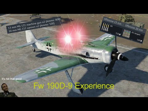 Fw 190 D 9 Experience | War Thunder