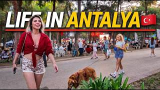 Walking Through ANTALYA HAYAT PARK 🇹🇷 | Live Music & Local Vibes