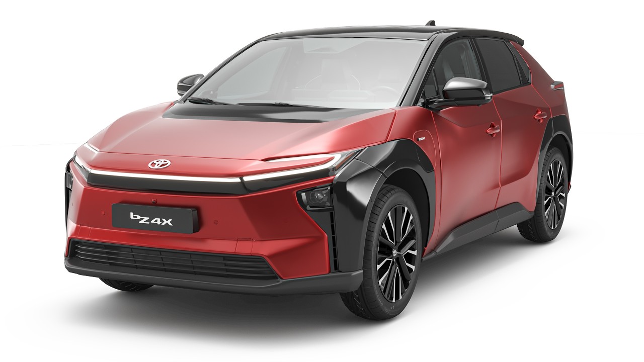 2026 Toyota BZ4X with Interior 3D Model