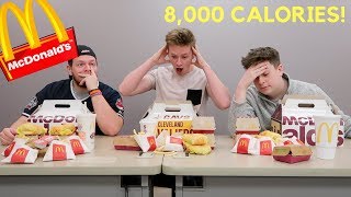 MCDONALDS DINNER BOX CHALLENGE! *8,000 CALORIES*