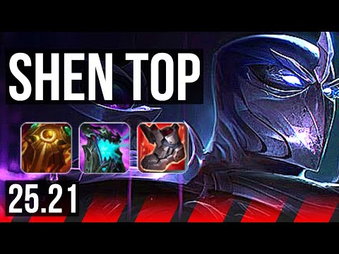 SHEN vs JAX (TOP) | 600+ games | KR Master | 25.21