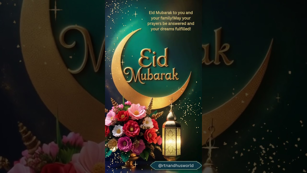 🌙✨ Eid Mubarak 2025 | 🌟 Happy Eid Wishes 🕌  | Eid ul-Fitr Greetings 🎉🤲