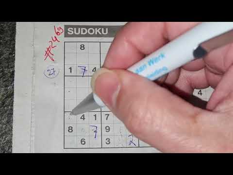 (#2469) Saturday. One Star Sudoku puzzle. Bonus Extra edition. 03-13-2021 Extra part 1 of 4