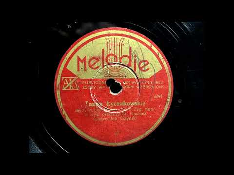 1946 JAN CIŻYŃSKI - Tango Łyczakowskie MELODJE 10" 27