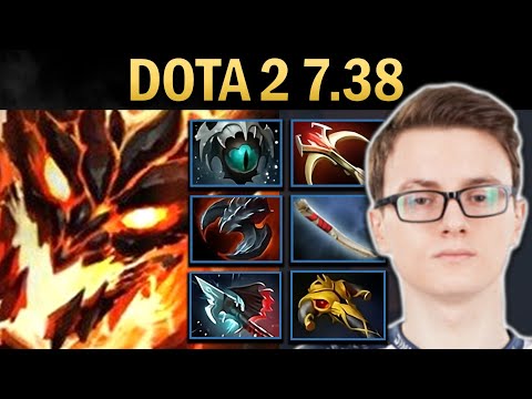 Shadow Fiend Gameplay Miracle with Skadi and Pike - Dota 2 7.38