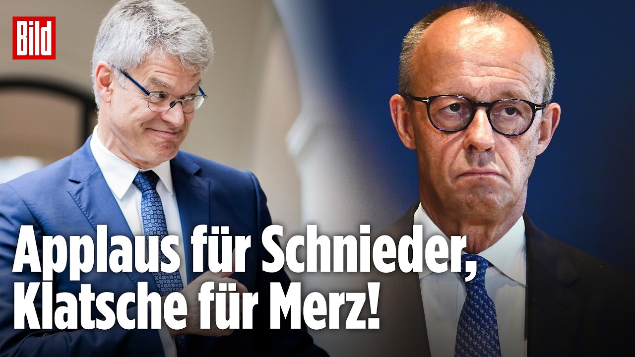 Minutenlanger Applaus für Patrick Schnieder: Hier gibt er das Verkehrsministerium ab