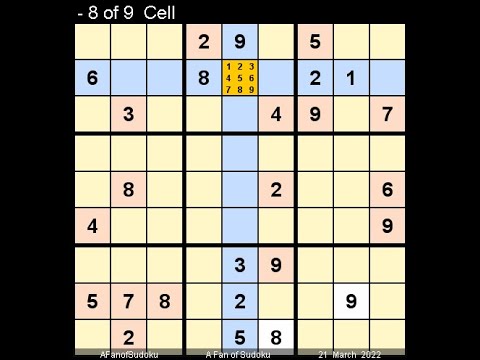 How to Solve The Hindu Sudoku Hard March 21, 2022