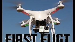 preview picture of video 'FIRST FLIGHT: DJI Phantom 2'