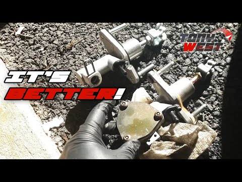 How to replace the Clutch Master Cylinder (CMC) with a Civic (EM2) CMC - Acura RSX Type Frank Build