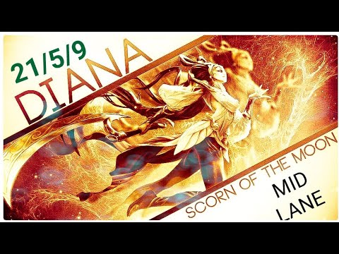 ®️🔝DIANA MID🥇💯 TANK 🔁 HUGE DMG 📶  LEAGUE OF LEGENDS™️