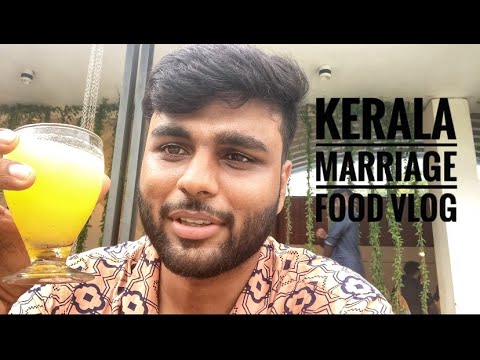 KERALA MARRIAGE FOOD VLOG | HINDU RECEPTION WITH NON VEG VIRUNDHU | #marriagefood #food #kerala #dj