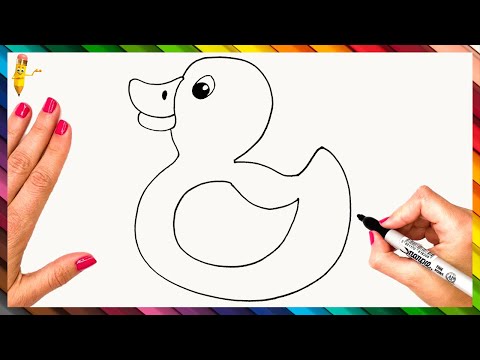 How To Draw A Duck Step By Step 🦆 Duck Drawing Easy