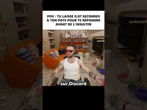 pov : tu laisse 0,07 secondes à ton pote pour te répondre avant de l’insulter