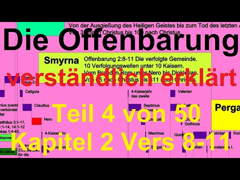 🐟 Die Offenbarung verständlich erklärt. Teil 4 Kapitel 2  Vers 8-11. Die Gemeinde Smyrna.
