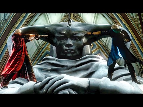 Dante Meets Nero 1st Time Fight Scene - Devil May Cry 4 Special Edition PS5 (4K Ultra HD)