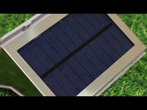 Lampara solar de pared, de aluminio 609, Conocela ] BSS MX