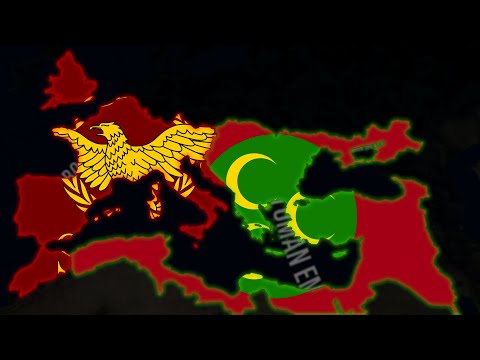 Roman Empire Vs Ottoman Empire - HOI4 Timelapse