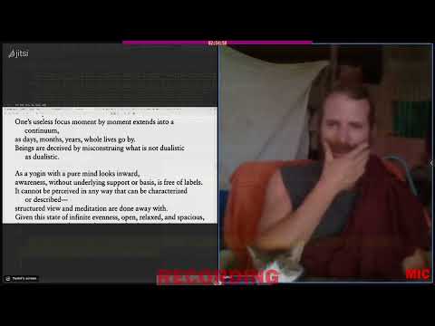 Reading from Longchenpa's The Precious Treasury of the Basic Space of Phenomena