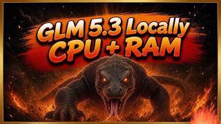 Run GLM-5.3 Flash Locally on CPU + RAM