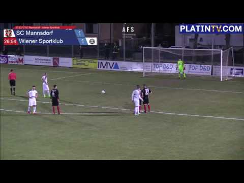 17.03.17 SC Mannsdorf - Wiener Sportklub - Highlight  (1. Halbzeit / 29:03) am 17.03.2017 19:31