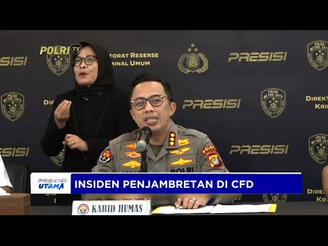 POLDA METRO JAYA KONPERS PENANGKAPAN JAMBRET CFD