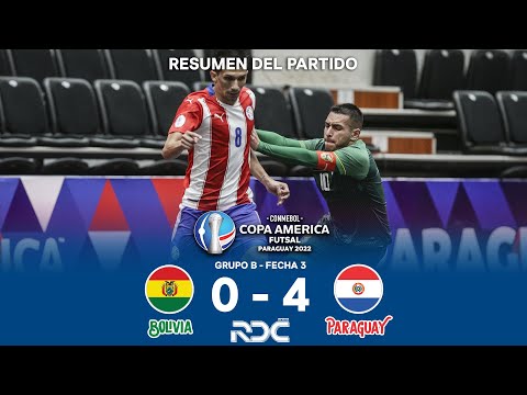 Bolivia 0 Paraguay 4 - Copa América Futsal Fecha 3 Grupo B