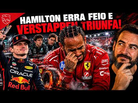 HAMILTON fracassa na ESTRATÉGIA e VERSTAPPEN segue VENCENDO na F1 2026