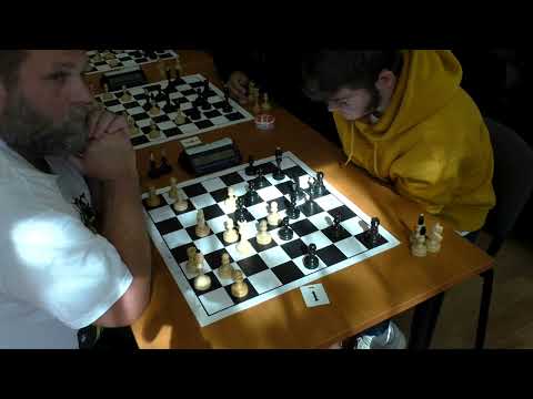 RAPID FM Ján Dudáš vs. Daniel Chlpek 1-0 |Bratislavská šachová akadémia| 2022