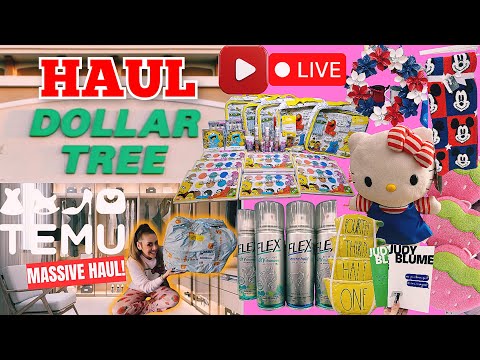 THE Queen is live!🔥 Biggest Dollar Tree HAUL of the YEAR!! Dollar Tree Bonus Finds!!👑🔥🔥