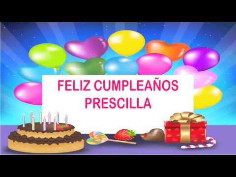 Prescilla Wishes & Mensajes - Happy Birthday