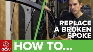 How To Replace A Broken Spoke | Fix Your Road Bike With GCN