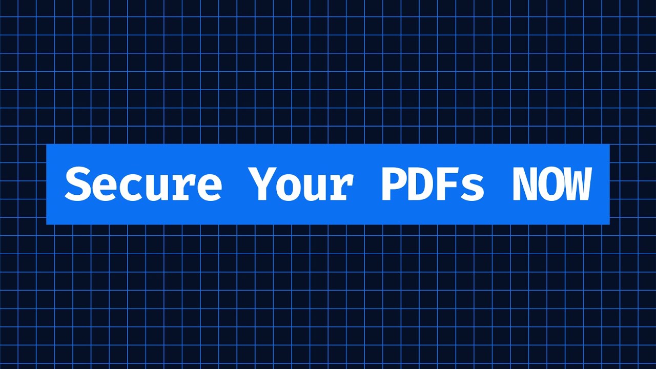 5 PDF Security Features Every Developer Should Know