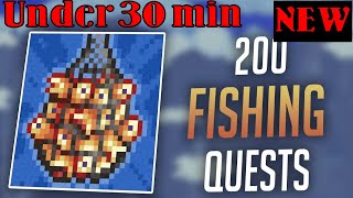 New Fast Way to Complete 200 Fishing Quests Terraria (Supreme Helper Minion Achievement) Terraria