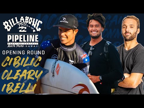Cibilic, O'Leary, Ibelli Billabong Pro Pipeline - Men's Opening Round Condensed Heat Replay