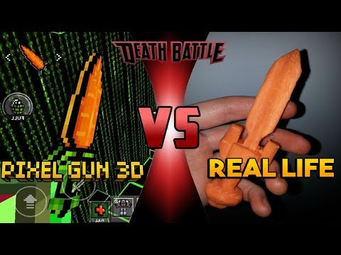 Pixel Gun 3D VS Real Life