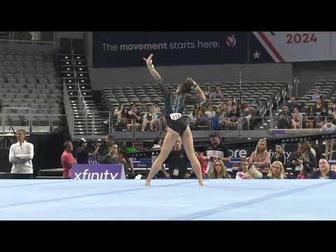 Gabrielle Hardie - Floor Exercise - 2024 Xfinity U.S. Championships - Women Session 1 Day 2