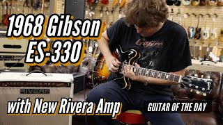 Video thumbnail for 1968 Gibson ES-330 Sunburst with New Rivera Amp | Guitar of the Day by Normans Rare Guitars