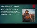 Mark Chesnutt - I Just Wanted You To Know