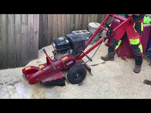 Toro SGR 13 Stump Grinder Home Depot rental