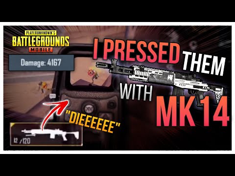 CRAZY POWER of MK14 - PUBG MOBILE