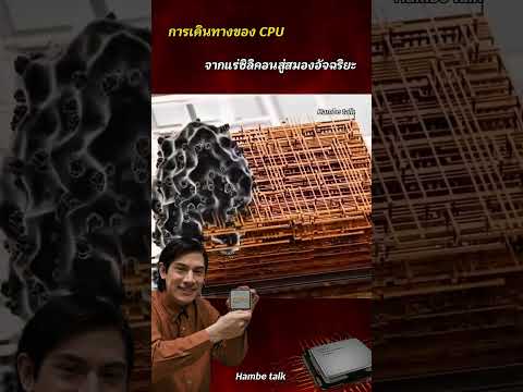 การเดินทางของ CPU จากแร่ซิลิคอนสู่สมองอัจฉริยะ #shorts