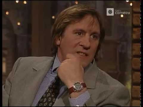 Gerard Depardieu bei Harald Schmidt Show - 16.04.1996 - Part II