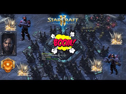 StarCraft 2 Co-Op Temple of the Past Mengsk (The Earthsplitter) lvl 1000 Brutal