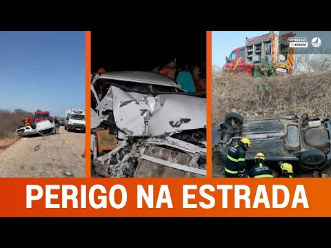 Muitos acidentes com feridos e M0RT0S foram registrados nas estradas do RN no feriado