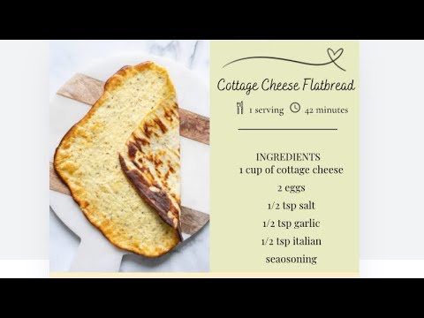 Cottage Cheese Flatbread