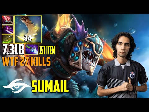 SumaiL - SLARK WTF 27 KILLS | 7.31b CARRY BUILD WITH DIFFUSAL BLADE - DOTA 2